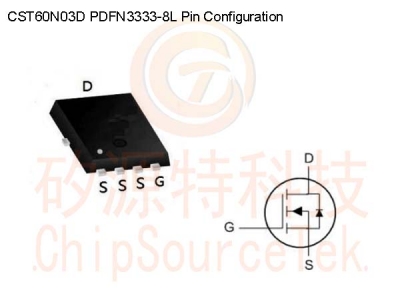 CST60N03D PDFN3333-8L